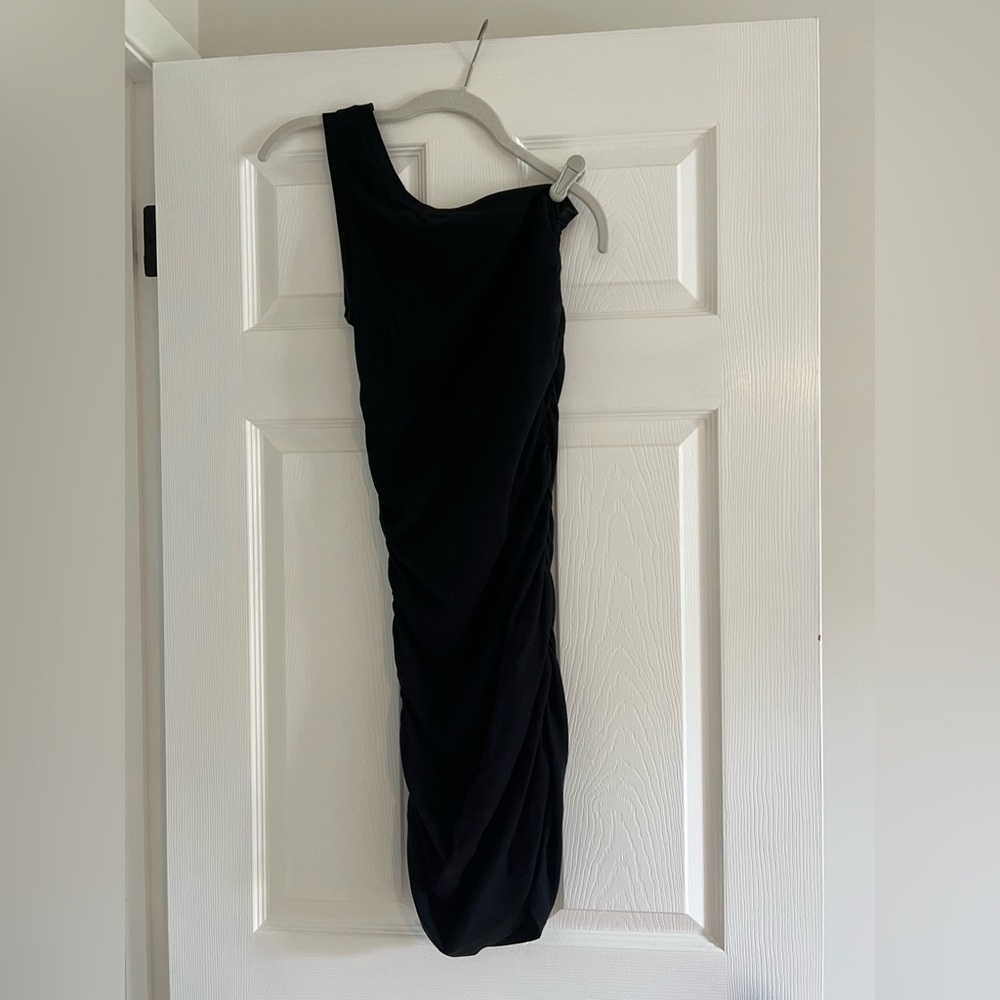 Black One Shoulder Dress
